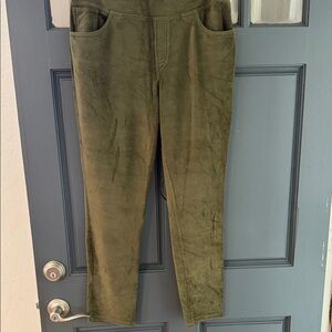 Belle by Kim Gravel Olive Green Pants